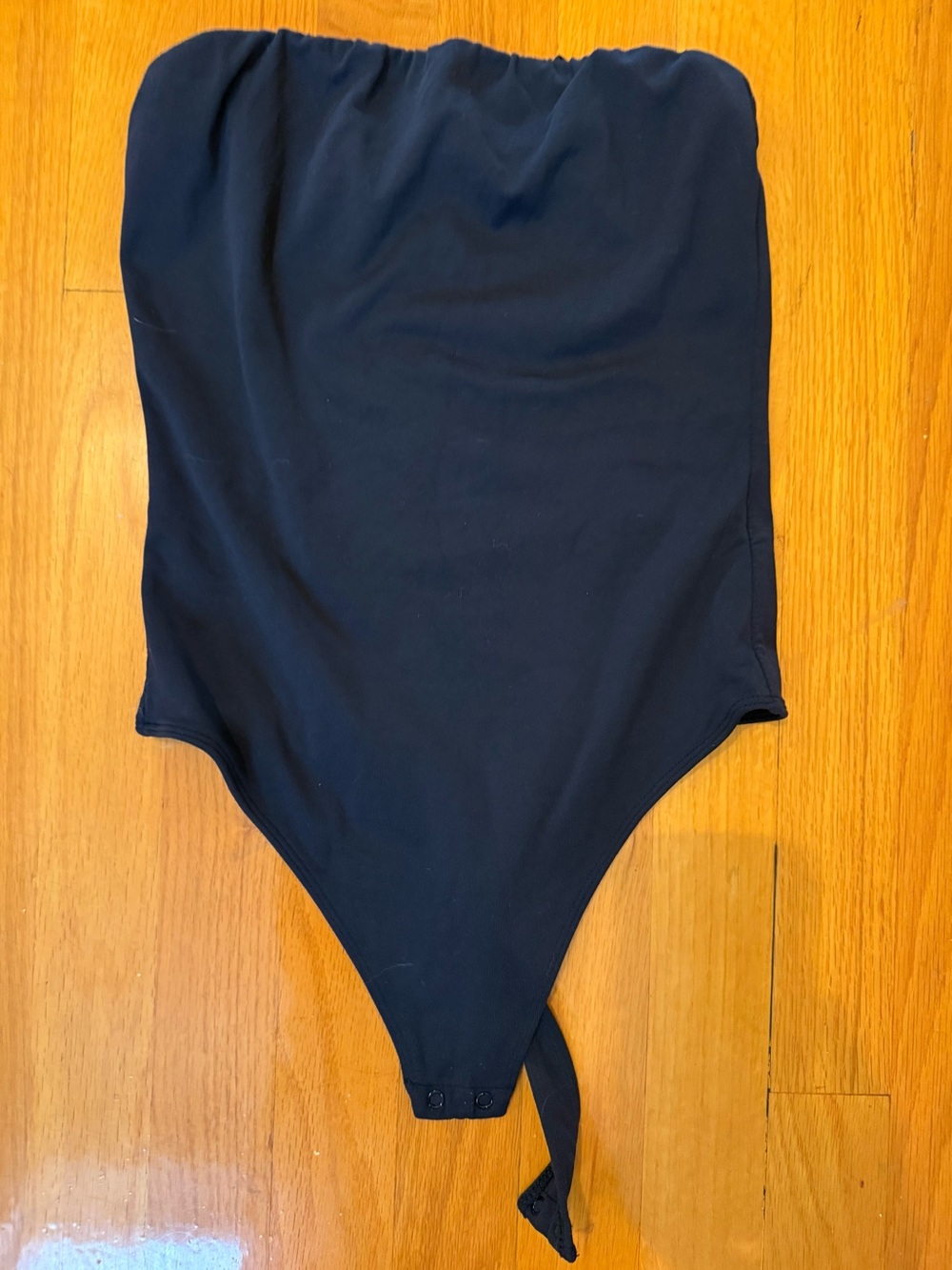 Babaton black Strapless Bodysuit